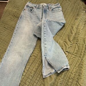 Abercrombie the 90’s straight ultra high rise jeans